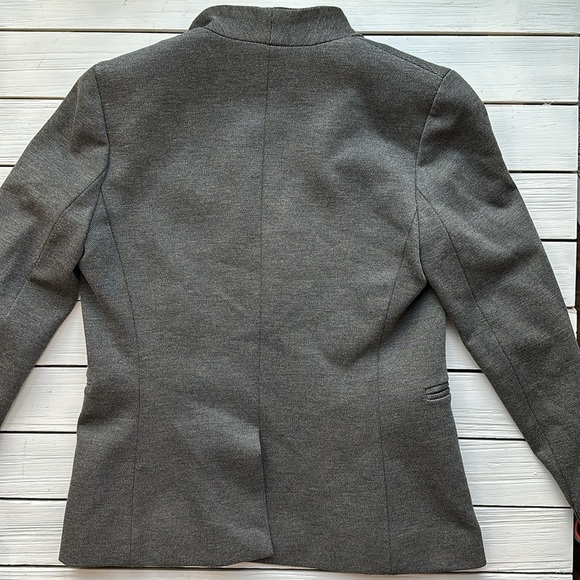 J. Crew Going-out Blazer in Stretch Twill Grey size 0 - Picture 7 of 7